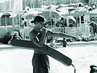 Lifeguard at pool